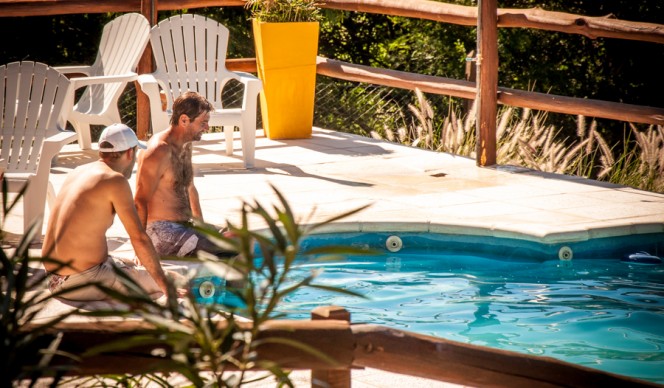 Cabaña con vista a las sierras